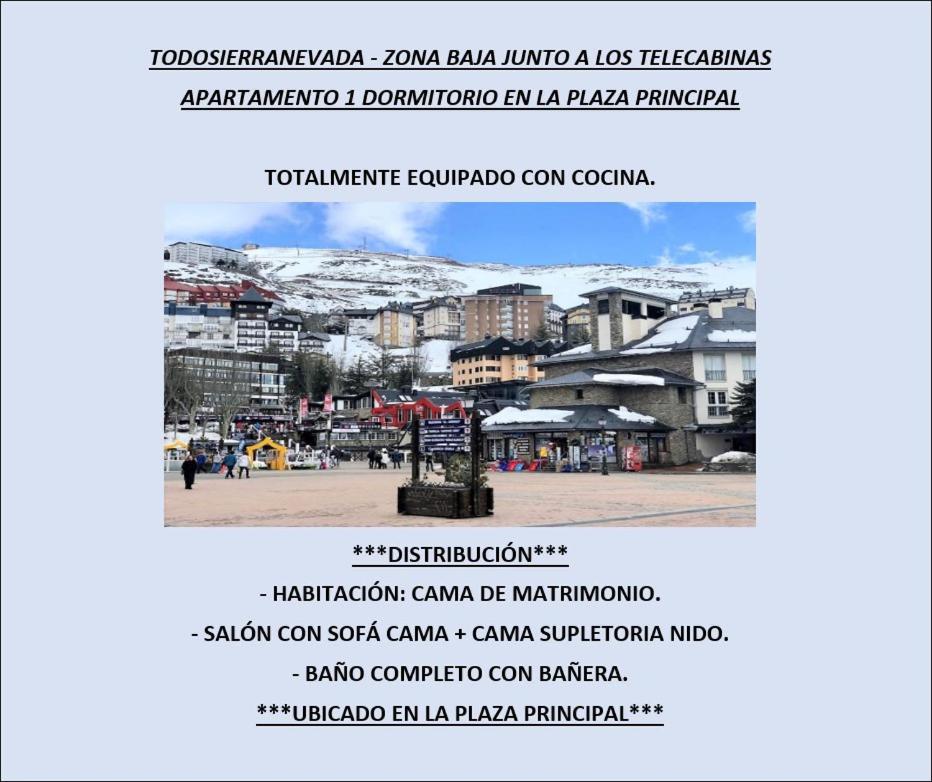 Ski Plaza Sierra Nevada & Zona Baja Exteriör bild