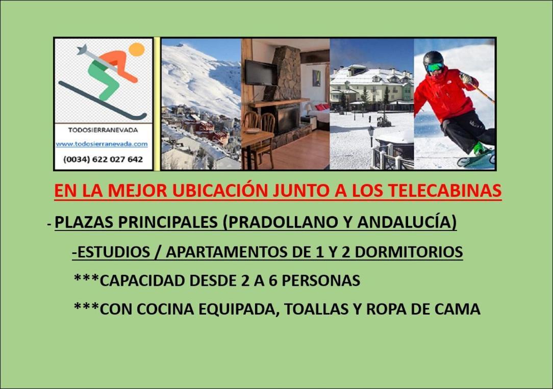 Ski Plaza Sierra Nevada & Zona Baja Exteriör bild